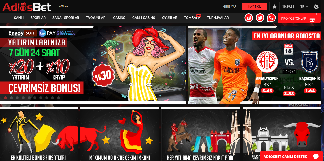 Adiosbet Vip Üyelik