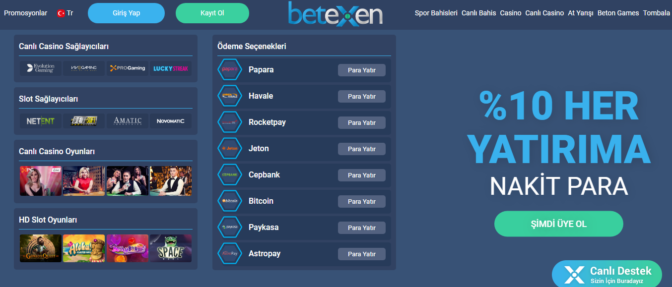 Betexen nasıl bir site