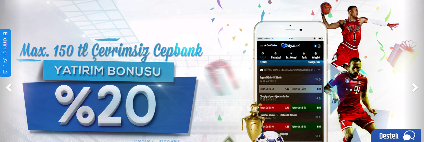 Lidyabet 10 Tl Bedava Bahis Bonusu