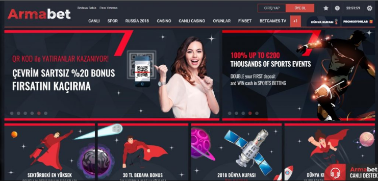 Armabet 30 TL Bedava Bahis Bonusu